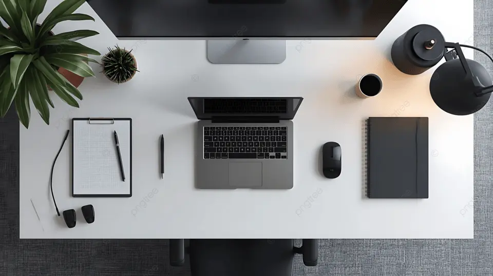 pngtree-minimalist-white-desk-with-laptop-and-office-supplies-image_20305243